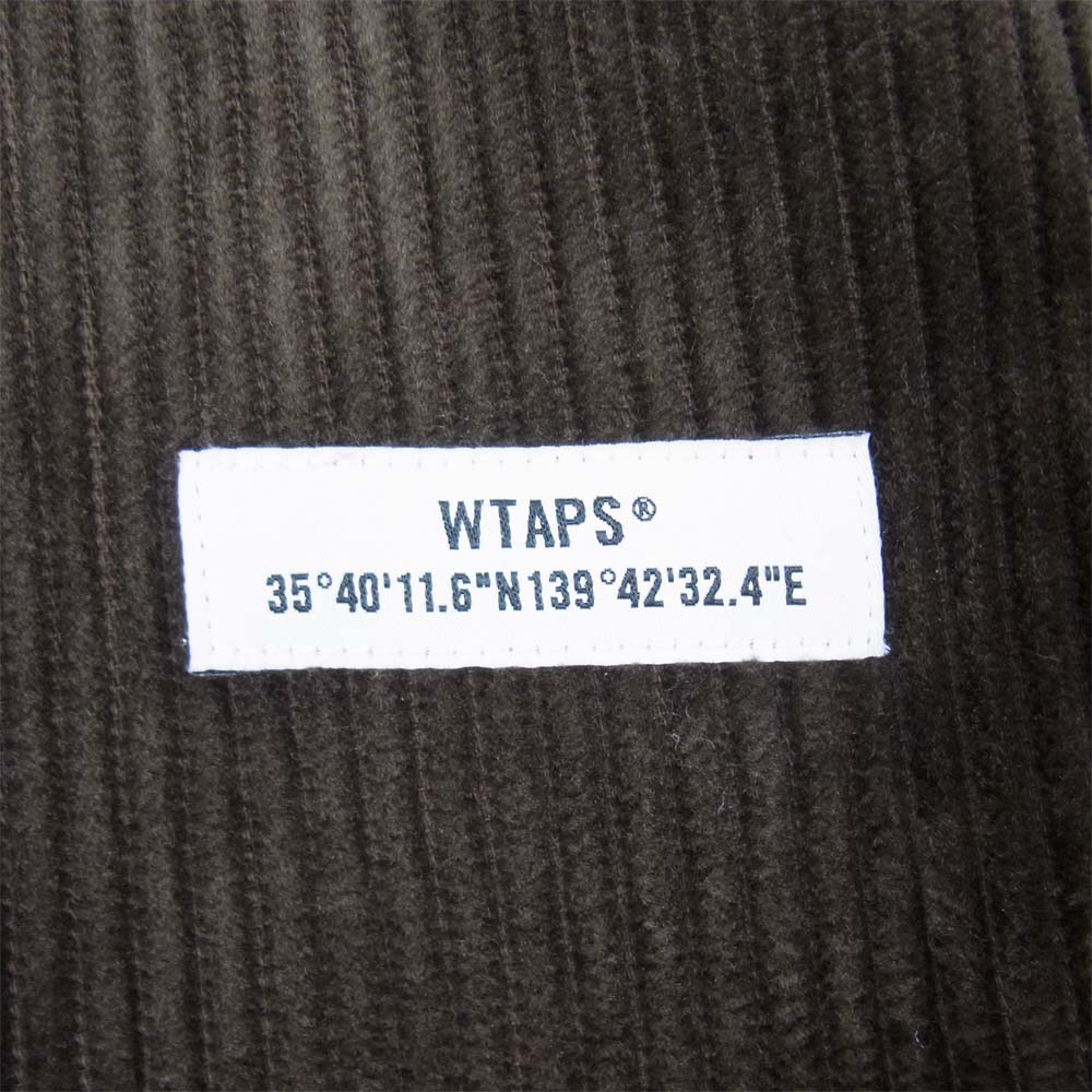WTAPS ダブルタップス 20AW 202BRDT-PTM04 CHEF TROUSERS コーデュロイ パンツ ブラウン系 S【中古】
