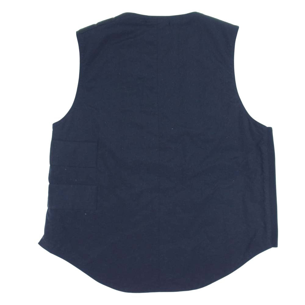 WTAPS ダブルタップス 19AW 19TQDT-JKM03 PAS JACKET NYLON TAFFETA ピーチ加工 ナイロン ベスト ジャケット ブラック系 S【美品】【中古】
