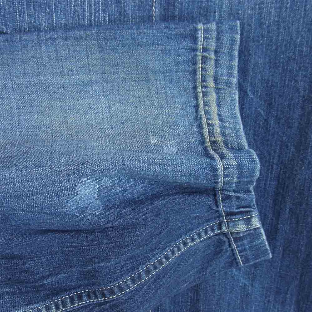 VISVIM ビズビム 19SS 0119105006008 GREASE MONKEY COAT DRY DENIM デニム コート インディゴブルー系 1【中古】