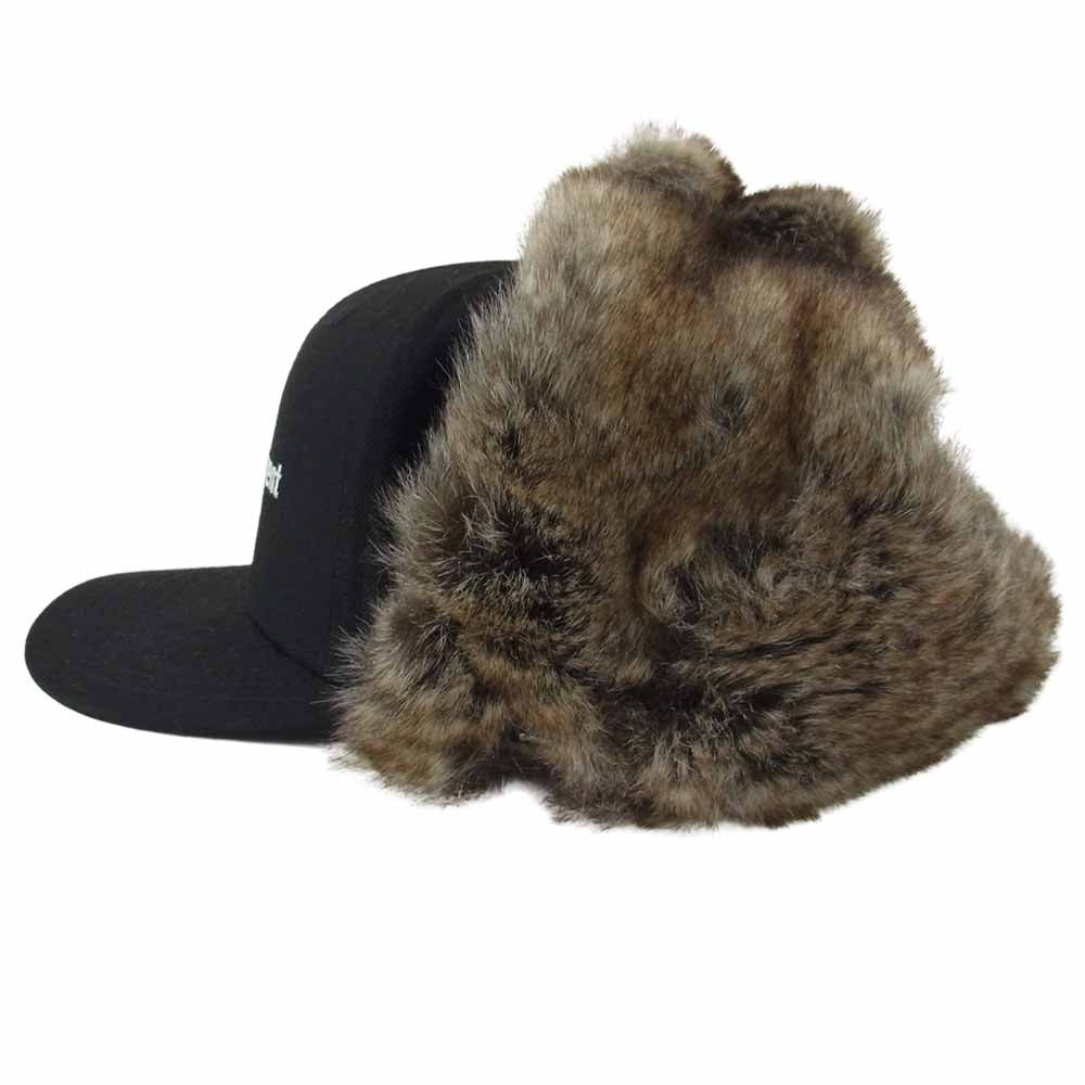 uniform experiment ユニフォームエクスペリメント 18AW × ニューエラ NEW ERA 59FIFTY TRAPPER CAP トラッパー キャップ ブラック系 7.5【中古】