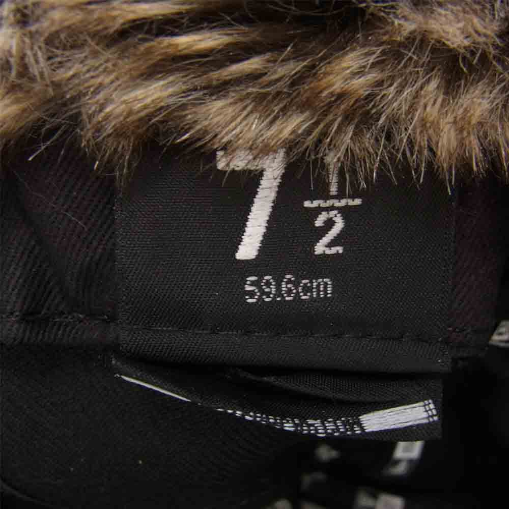 uniform experiment ユニフォームエクスペリメント 18AW × ニューエラ NEW ERA 59FIFTY TRAPPER CAP トラッパー キャップ ブラック系 7.5【中古】