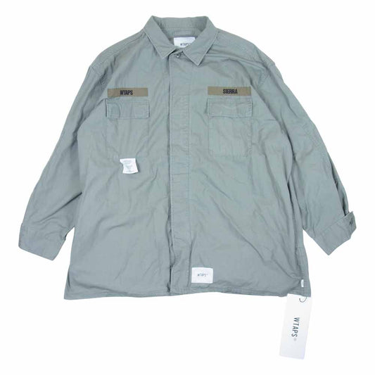 WTAPS ダブルタップス 19AW 192WVDT-JKM02 GUARDIAN JACKET COTTON RIPSTOP コットン リップストップ ジャケット グレー系 S【中古】