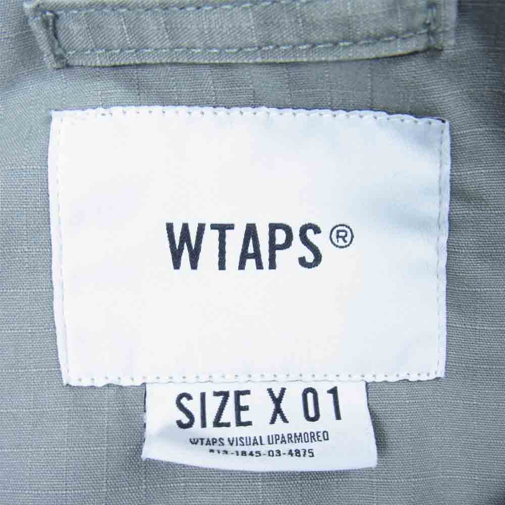 WTAPS ダブルタップス 19AW 192WVDT-JKM02 GUARDIAN JACKET COTTON RIPSTOP コットン リップストップ ジャケット グレー系 S【中古】