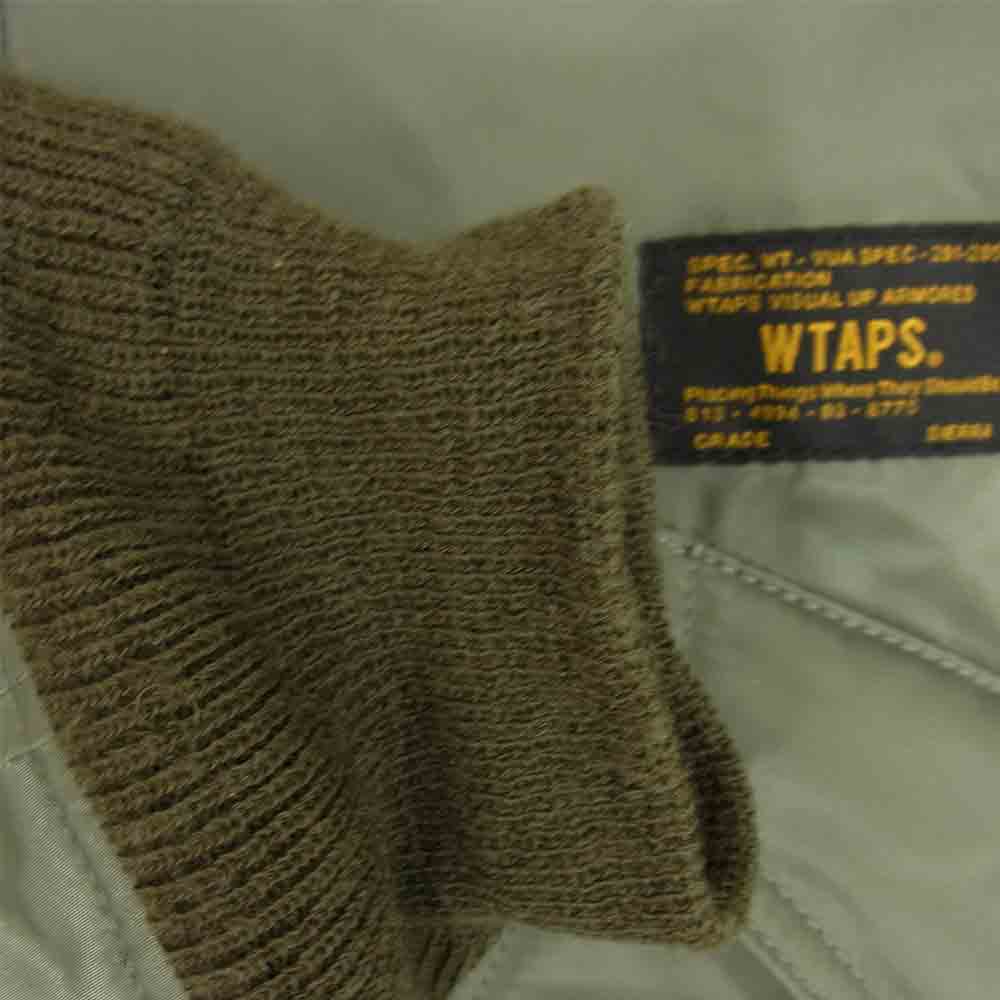 WTAPS ダブルタップス 17AW 172WVDT-JKM04 CWU JACKET NYLON TWILL ナイロン ツイル ジャケット カーキ系 S【中古】