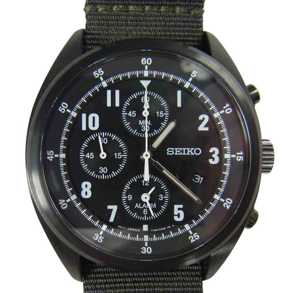 nonnative ノンネイティブ NN-A2751 × セイコー SEIKO CHRONOGRAPH WATCH 500本限定 クロノグラフ ウォッチ ブラック系【中古】