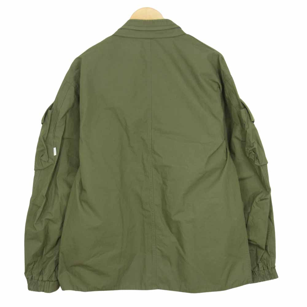 WTAPS ダブルタップス 19AW 192BRDT-JKM07 MODULAR JACKET COTTON WEATHER モジュラー ジャケット カーキ系 S【中古】