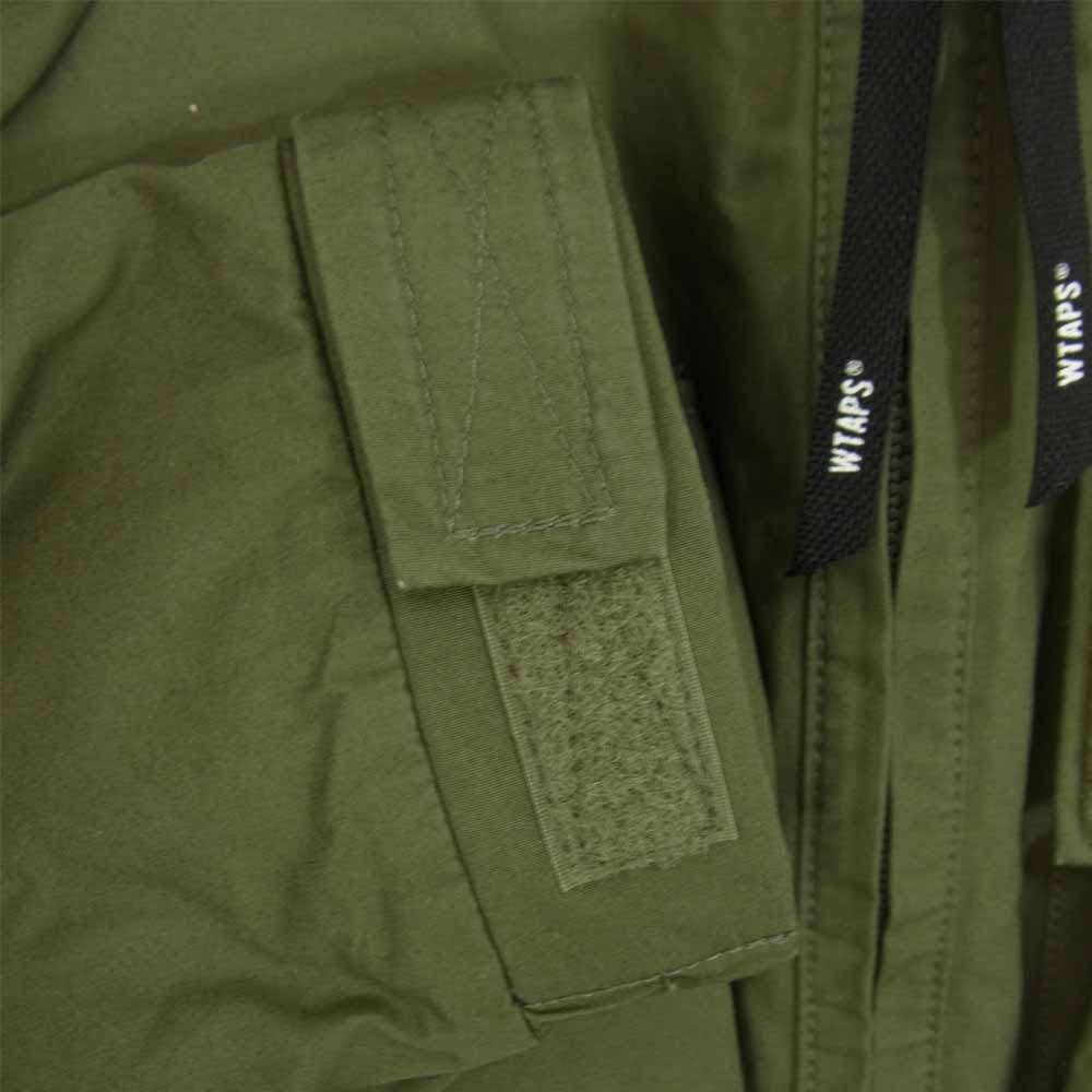 WTAPS ダブルタップス 19AW 192BRDT-JKM07 MODULAR JACKET COTTON WEATHER モジュラー ジャケット カーキ系 S【中古】