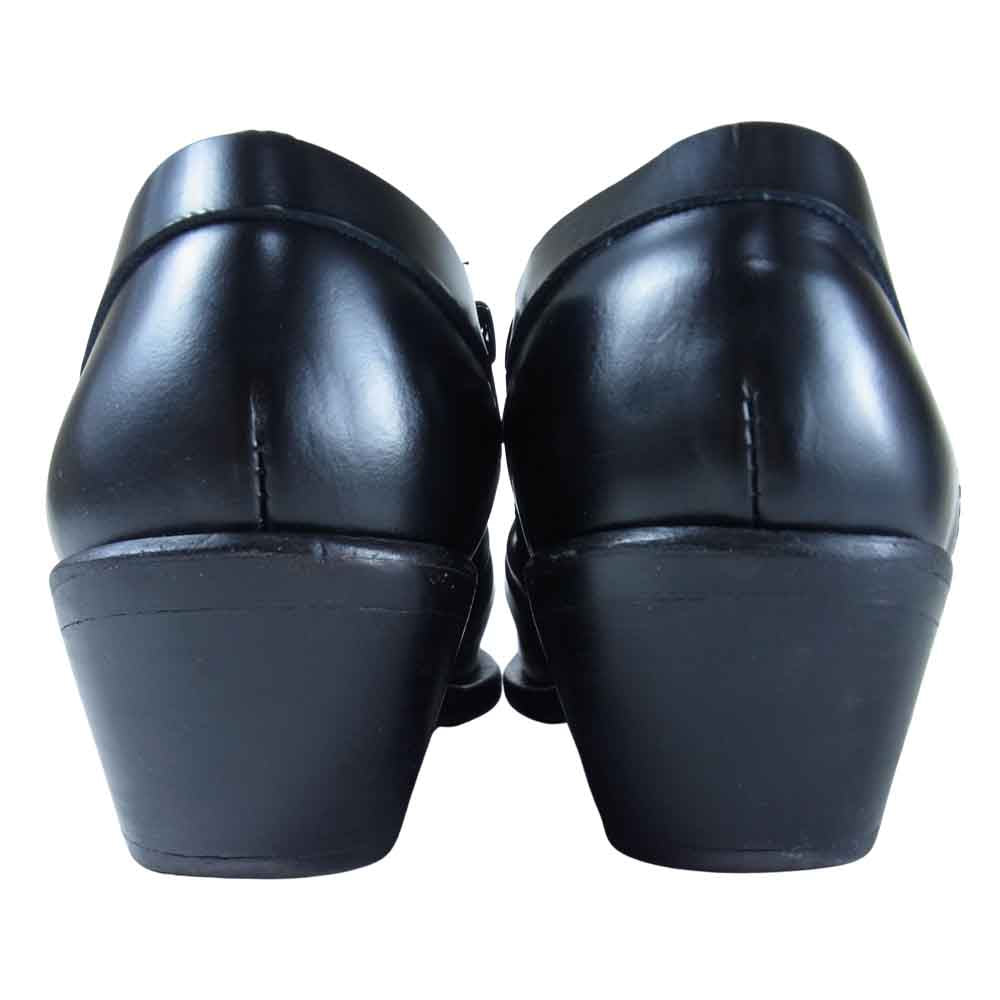 COMME des GARCONS コムデギャルソン JF-K102 JUNYA WATANABE ジュンヤワタナベ STUD DETAIL LEATHER SHOES レザー シューズ ブラック系 S【中古】