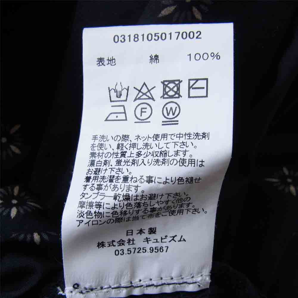 VISVIM ビズビム 0318105017002 KAFTAN DRESS バンダナ柄 カフタン ドレス ワンピース ブラック系 1【中古】