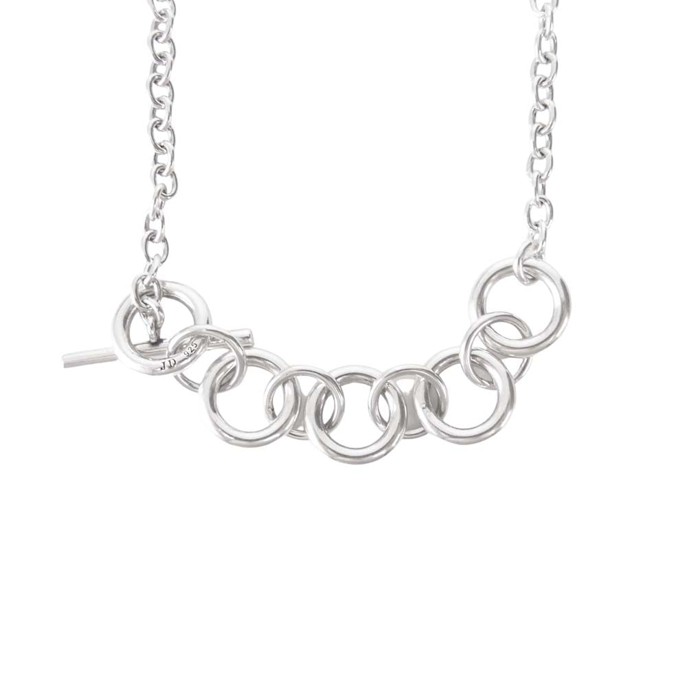 Justin Davis ジャスティンデイビス SNJ913 CHAINON シェノン チェーン チョーカー シルバー系【中古】