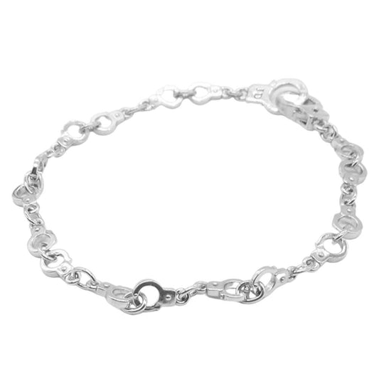 Justin Davis ジャスティンデイビス SBJ438 TINY LOVE CUFF BRACELET タイニー ラブ カフ シャイニー ブレスレット【中古】