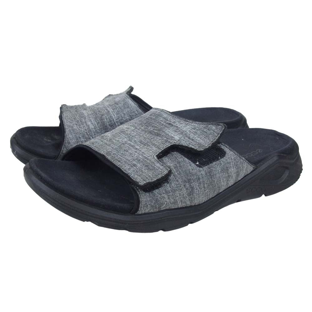 エコー × BEAMS JAPAN ビームス 別注 リバースダイ サンダル グレー系 26.5cm 【中古】