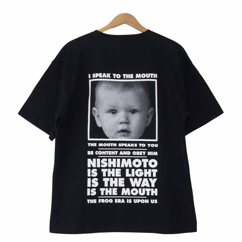 ニシモトイズザマウス NIM-L11 S/S T-SHIRT プリント 半袖 Tシャツ ブラック系 L【中古】