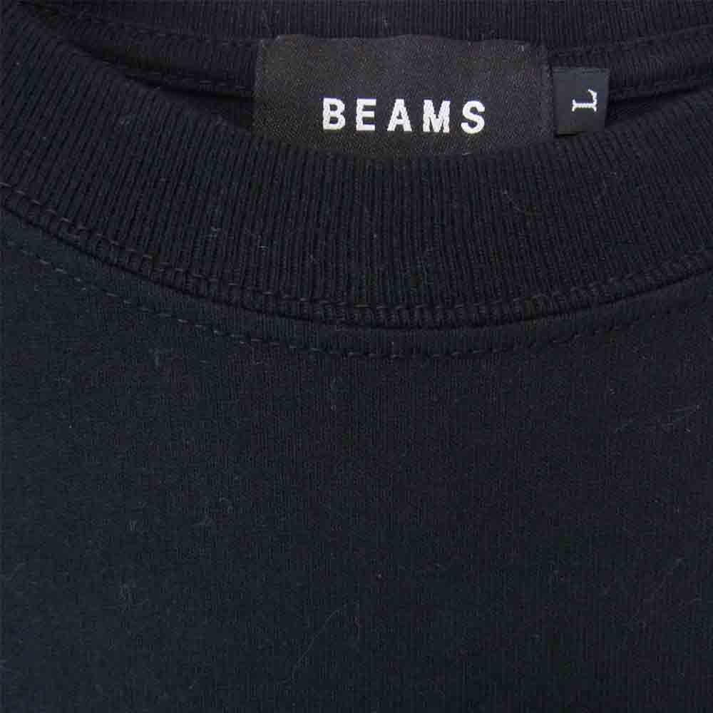 ペーパーボーイ 21SS 11-08-6038-976 BEAMS 別注 Broken Egg T ブロッケン エッグ Tシャツ ブラック系 L【中古】