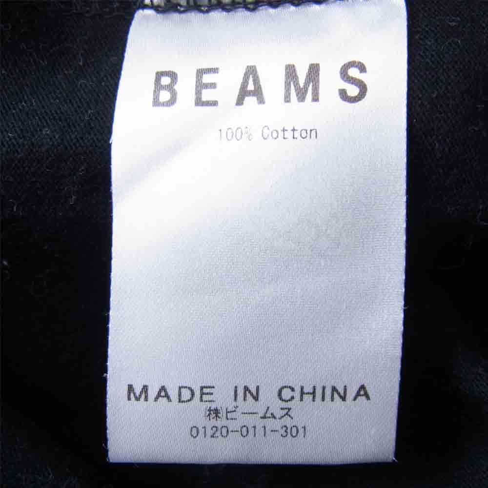 ペーパーボーイ 21SS 11-08-6038-976 BEAMS 別注 Broken Egg T ブロッケン エッグ Tシャツ ブラック系 L【中古】