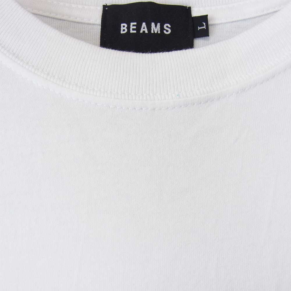 ペーパーボーイ 21SS 11-08-6039-976 BEAMS 別注 Egg Pack T エッグ パック Tシャツ ホワイト系 L【中古】