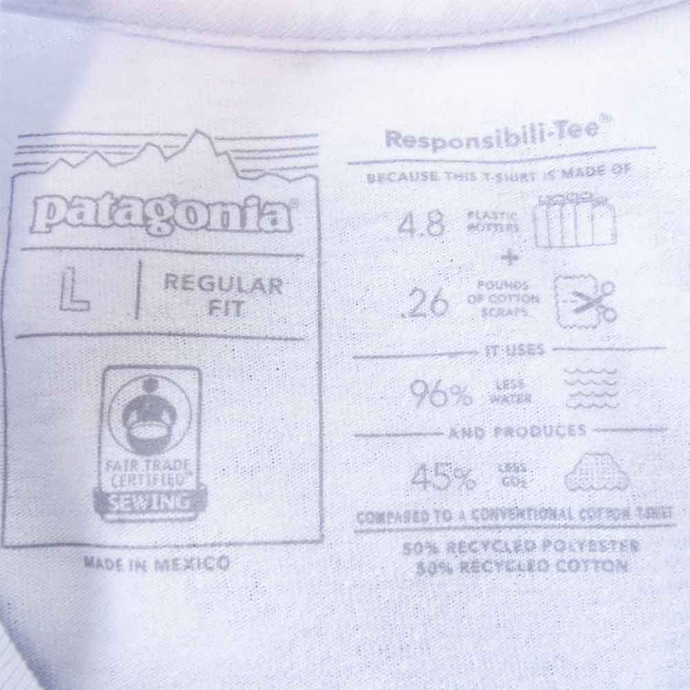 patagonia パタゴニア 38504 S/S LOGO TEE 半袖 Tシャツ ブルー系 L【中古】