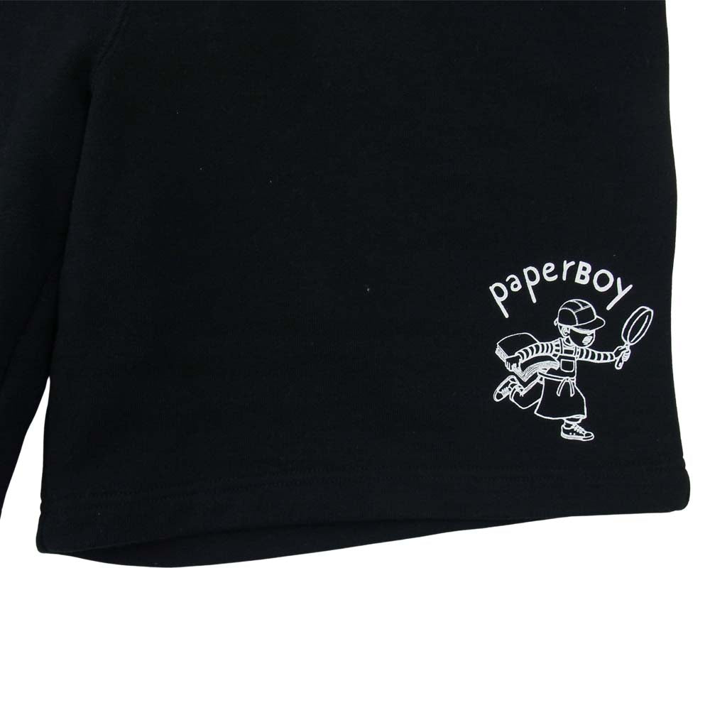 ペーパーボーイ 21SS 11-25-2243-976 BEAMS 別注 Sweat Shorts スウェット ショーツ ブラック系 L【中古】
