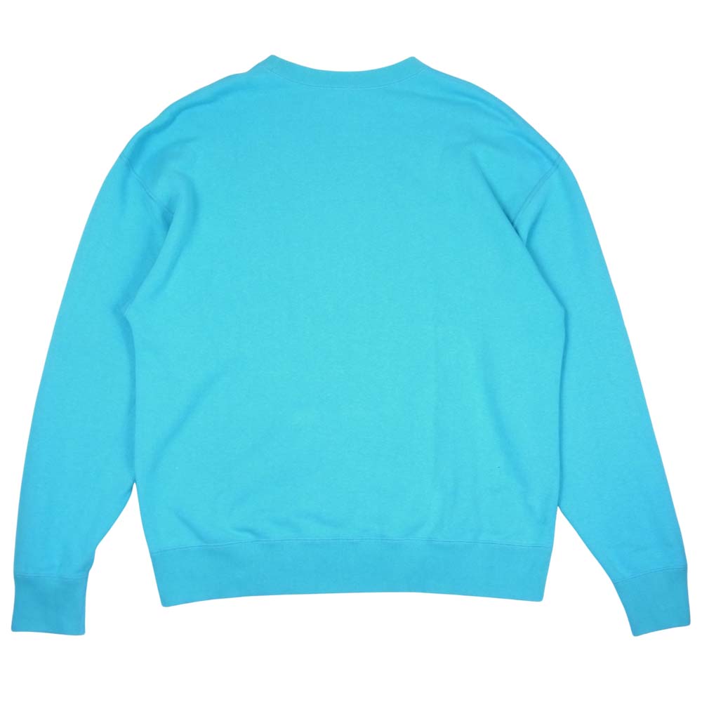 LOOPWHEELER ループウィラー BEAMS 別注 吊裏毛 スウェットシャツ 日本製 青緑系 L【中古】