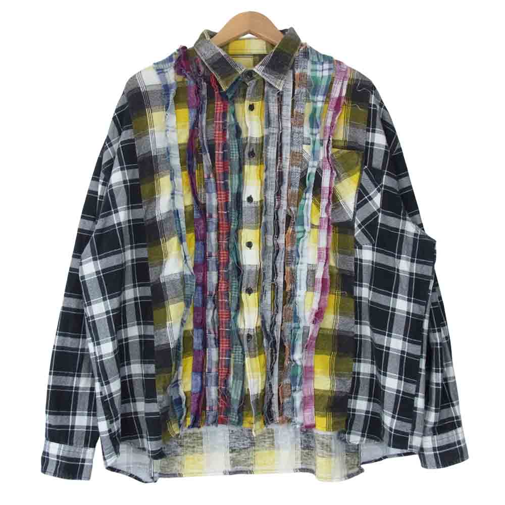 リビルドバイニードルス IN246 Flannel Shirt チェック リメイク 再構築 フランネルシャツ マルチカラー系【中古】