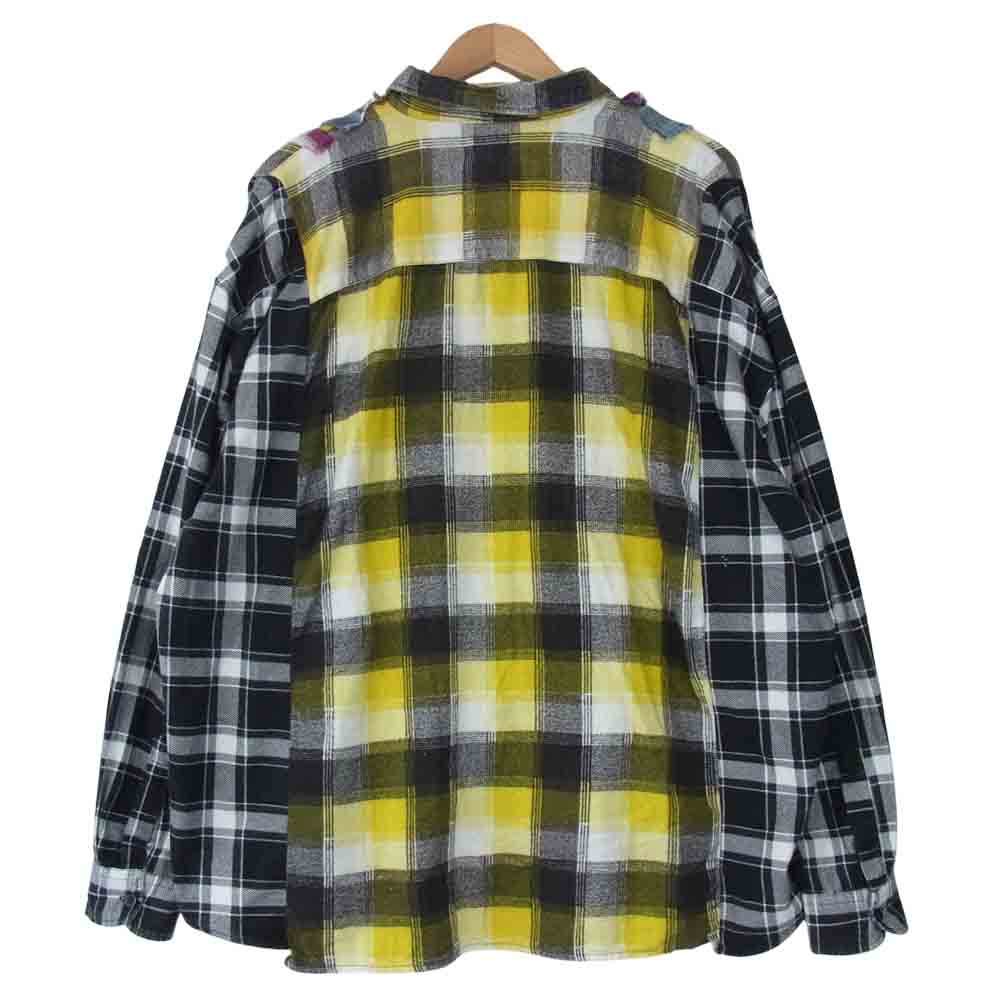 リビルドバイニードルス IN246 Flannel Shirt チェック リメイク 再構築 フランネルシャツ マルチカラー系【中古】