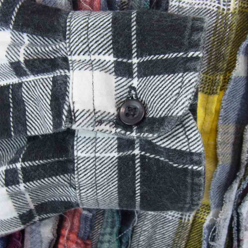 リビルドバイニードルス IN246 Flannel Shirt チェック リメイク 再構築 フランネルシャツ マルチカラー系【中古】