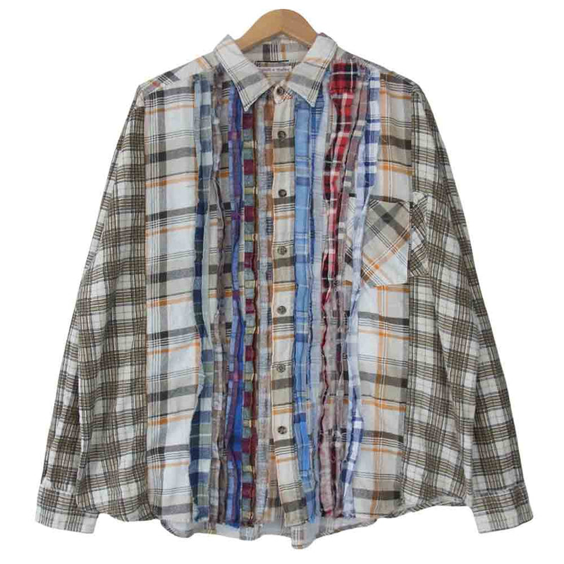 リビルドバイニードルス IN246 Flannel Shirt チェック リメイク 再構築 フランネルシャツ マルチカラー系【中古】