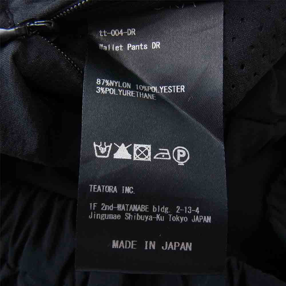 TEATORA テアトラ TT-004-DR WALLET PANTS DOCTOROID ウォレット パンツ ドクトロイド ブラック系 000【新古品】【未使用】【中古】