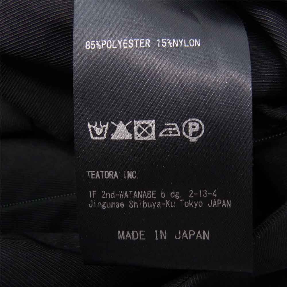 TEATORA テアトラ TT-004R-BR WALLET PANTS RESORT BARRIERIZER ウォレット パンツ リゾート バリアライザー ブラック系 000【新古品】【未使用】【中古】