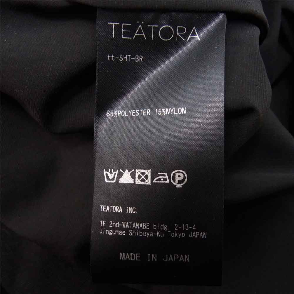 TEATORA テアトラ tt-SHT-BR Cartridge Shirt Barrierizer カートリッジ シャツ バリアライザー ブラック系 4【新古品】【未使用】【中古】