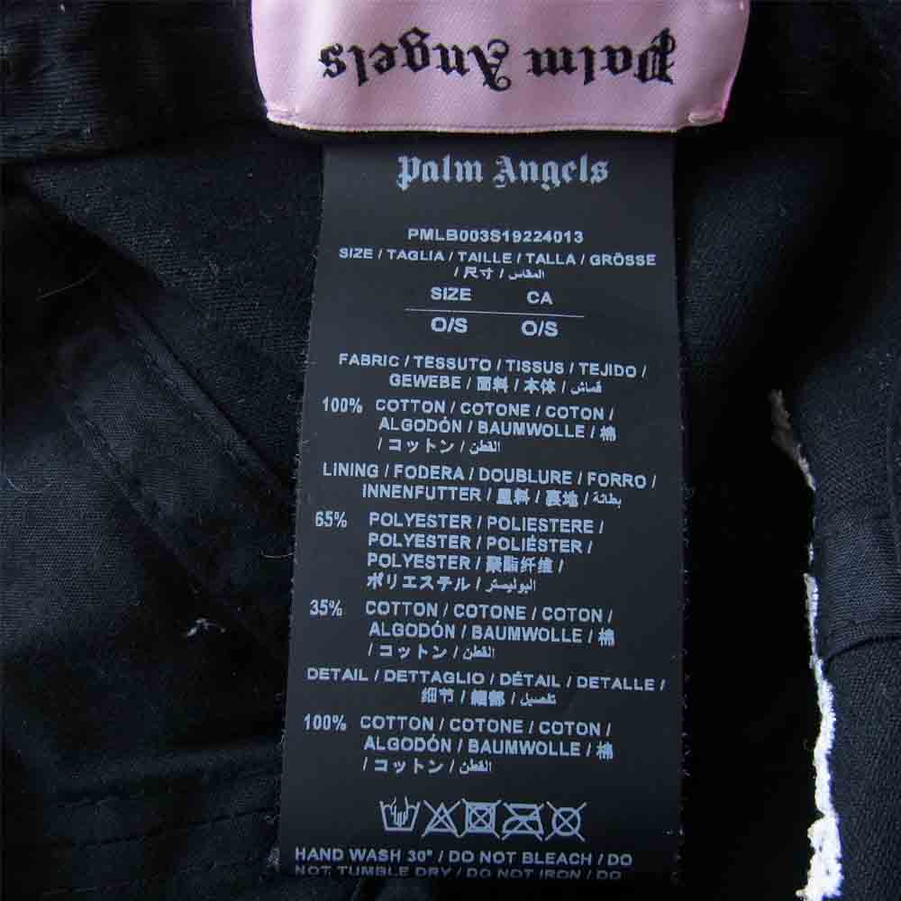 PALM ANGELS パームエンジェルス PMLB003S192240131001 クラシックロゴ ストラップ バック キャップ ブラック系 O／S【中古】