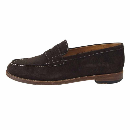 JALAN SRIWIJAYA ジャランスリウァヤ 98589 SUEDE LOAFER スエード ローファー ブラウン系 6.5【中古】
