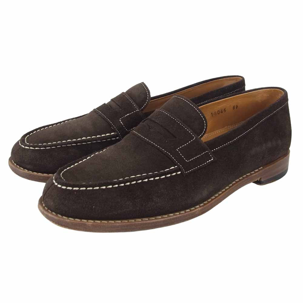 JALAN SRIWIJAYA ジャランスリウァヤ 98589 SUEDE LOAFER スエード ローファー ブラウン系 6.5【中古】
