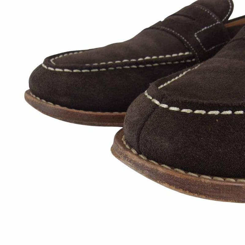 JALAN SRIWIJAYA ジャランスリウァヤ 98589 SUEDE LOAFER スエード ローファー ブラウン系 6.5【中古】