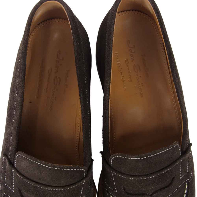 JALAN SRIWIJAYA ジャランスリウァヤ 98589 SUEDE LOAFER スエード ローファー ブラウン系 6.5【中古】