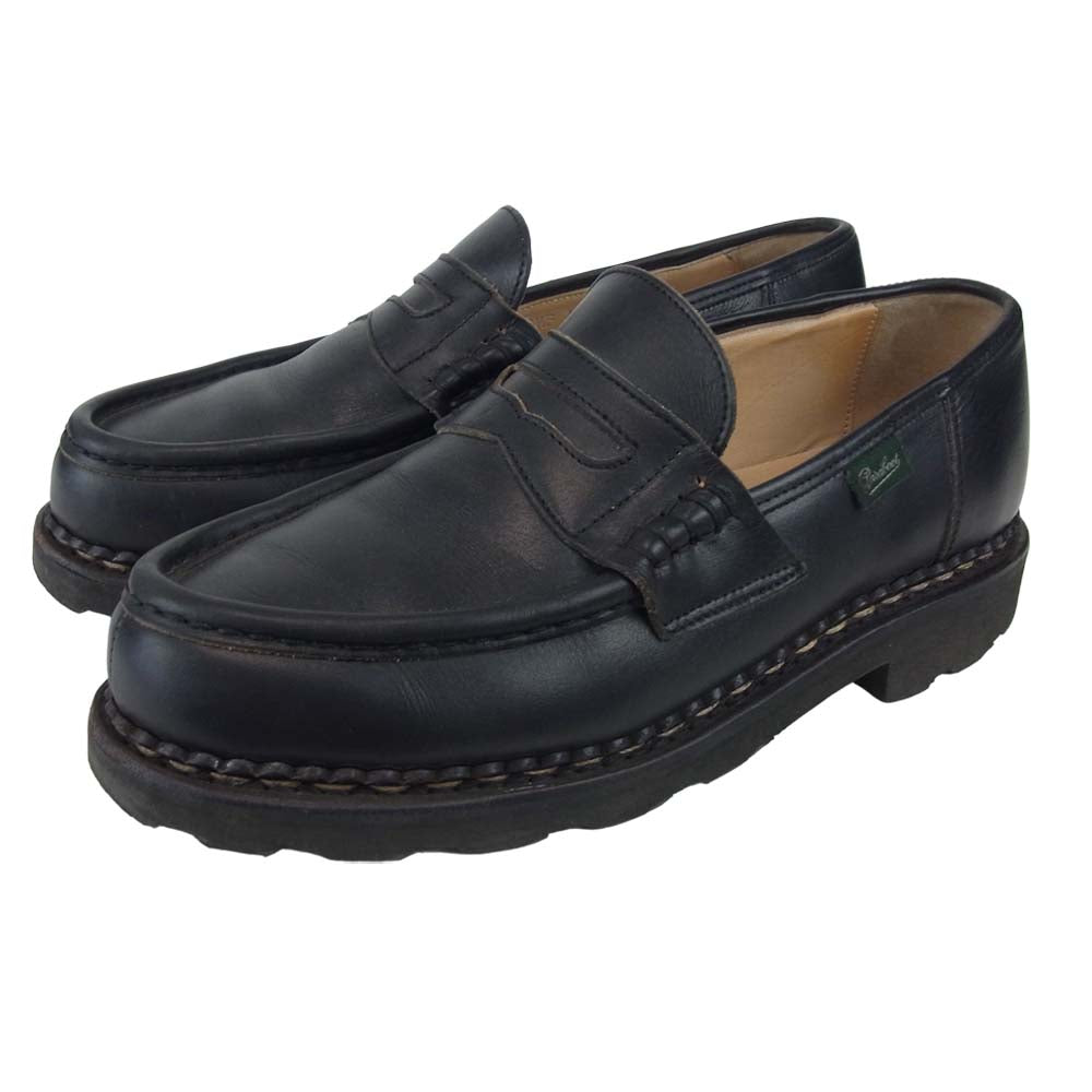 Paraboot パラブーツ 48091 REIMS ランス コインローファー ブラック系 8.5【中古】