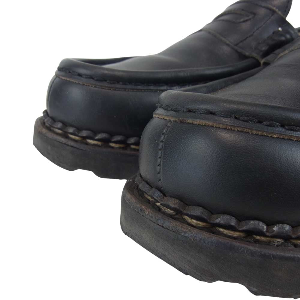 Paraboot パラブーツ 48091 REIMS ランス コインローファー ブラック系 8.5【中古】
