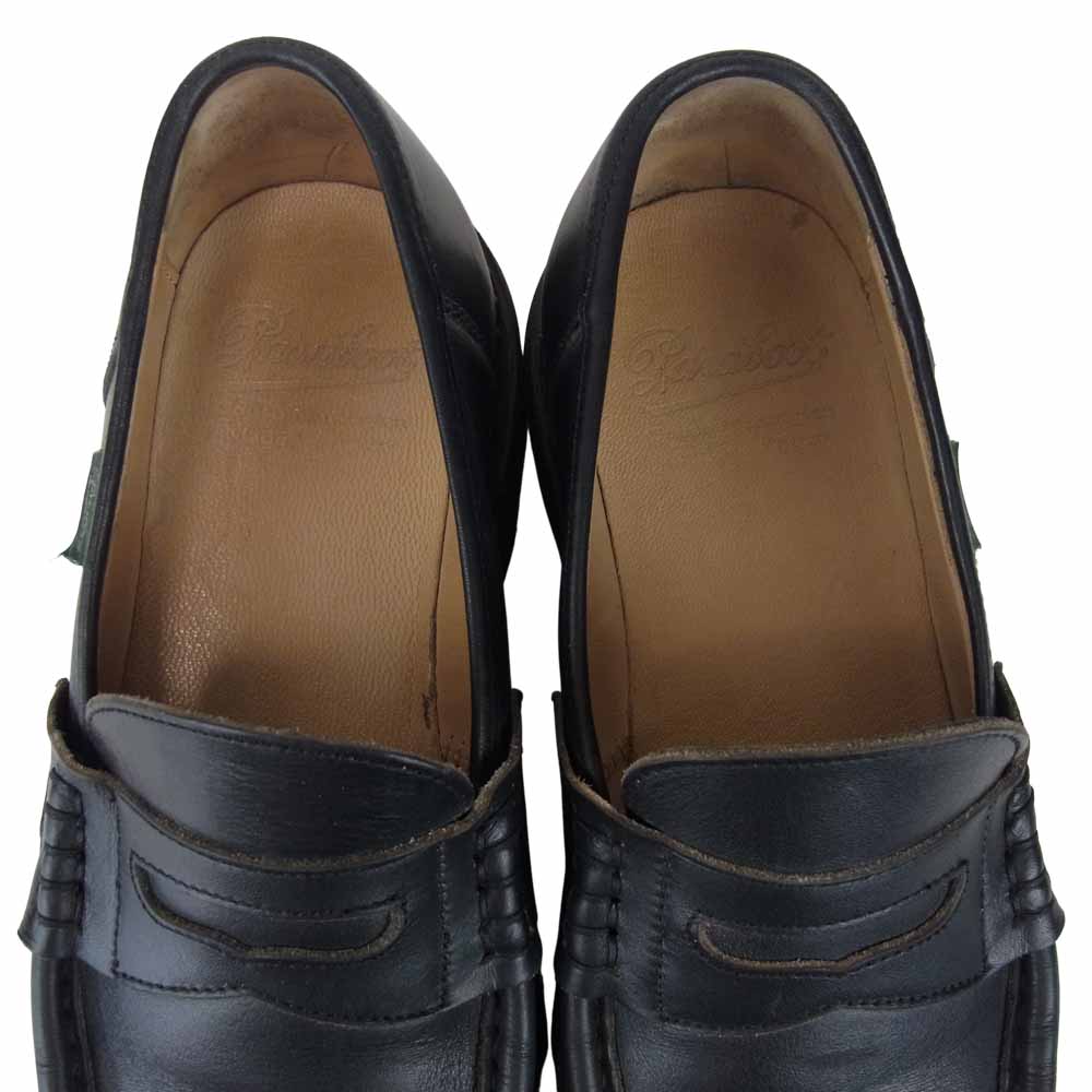 Paraboot パラブーツ 48091 REIMS ランス コインローファー ブラック系 8.5【中古】