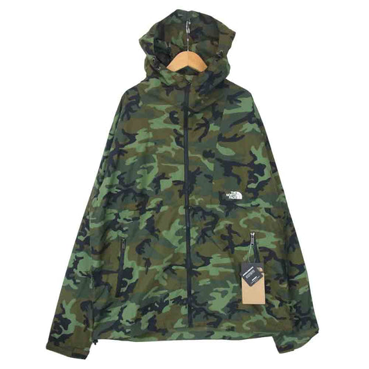 THE NORTH FACE ノースフェイス NP71535 Novelty Compact Jacket ノベルティ コンパクト ジャケット TH タイム ブッシュ ウッド カモ グリーン系 XXL【新古品】【未使用】【中古】