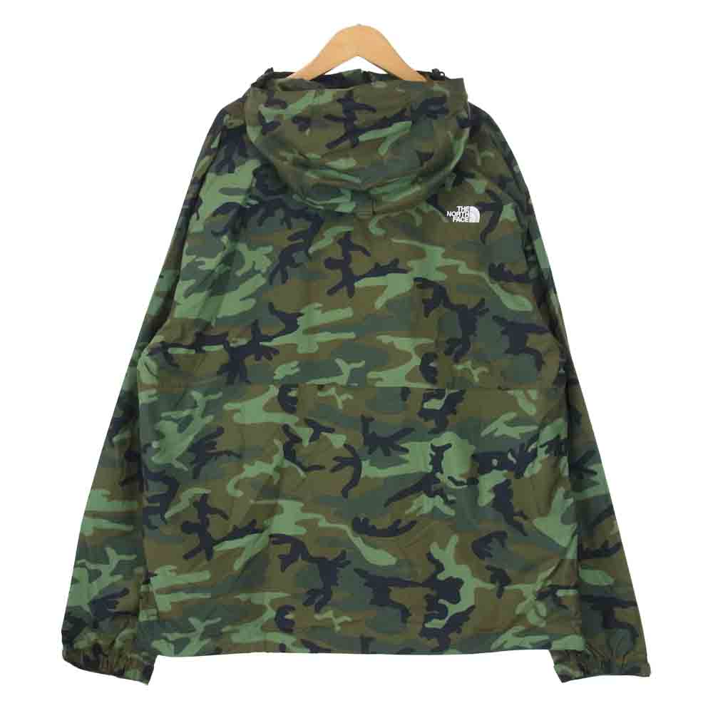 THE NORTH FACE ノースフェイス NP71535 Novelty Compact Jacket ノベルティ コンパクト ジャケット TH タイム ブッシュ ウッド カモ グリーン系 XXL【新古品】【未使用】【中古】