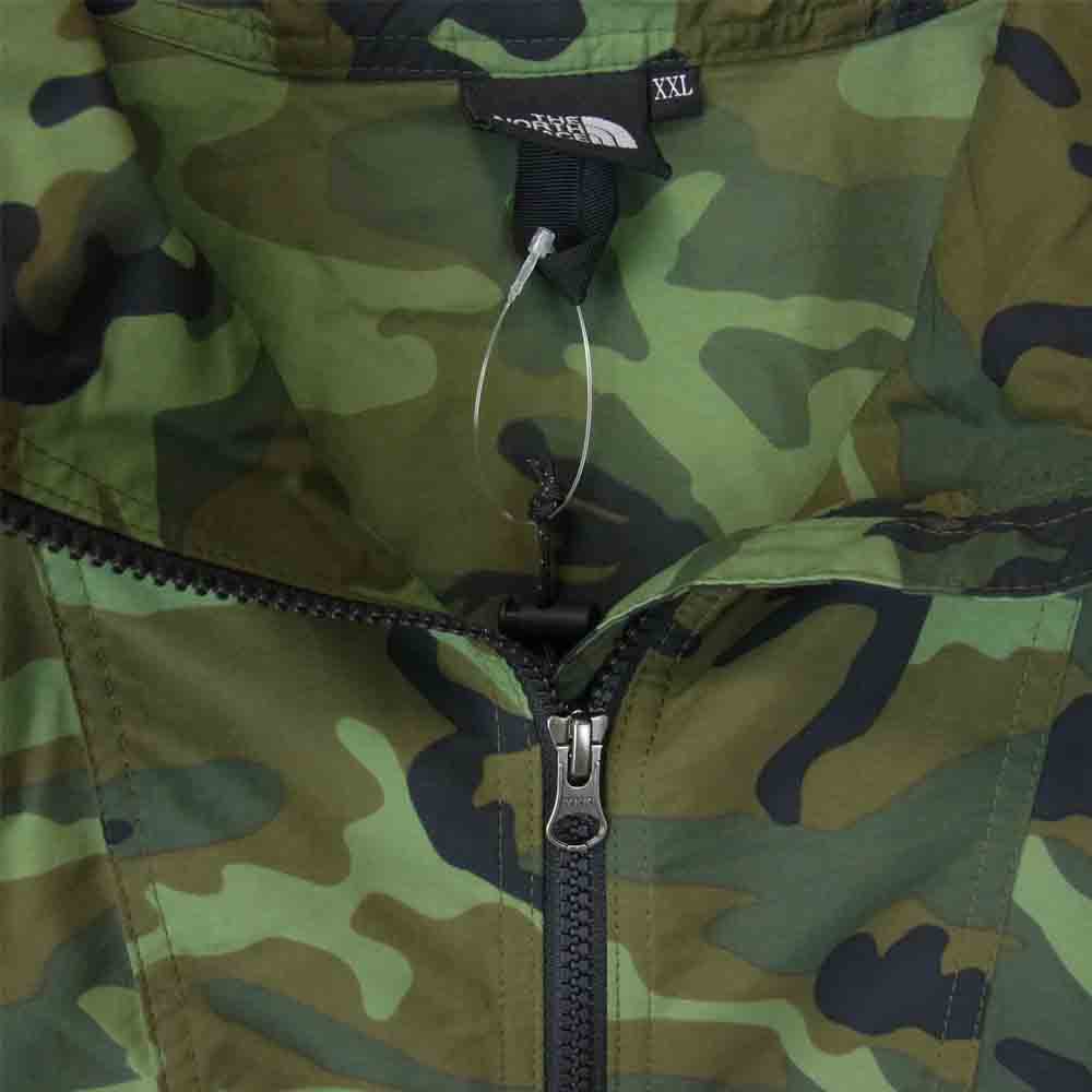 THE NORTH FACE ノースフェイス NP71535 Novelty Compact Jacket ノベルティ コンパクト ジャケット TH タイム ブッシュ ウッド カモ グリーン系 XXL【新古品】【未使用】【中古】