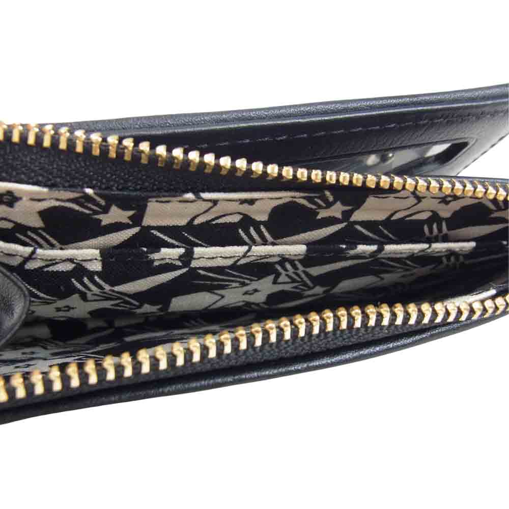 ANNA SUI アナスイ 315302 ピークアブー マルチケース ブラック系【極上美品】【中古】