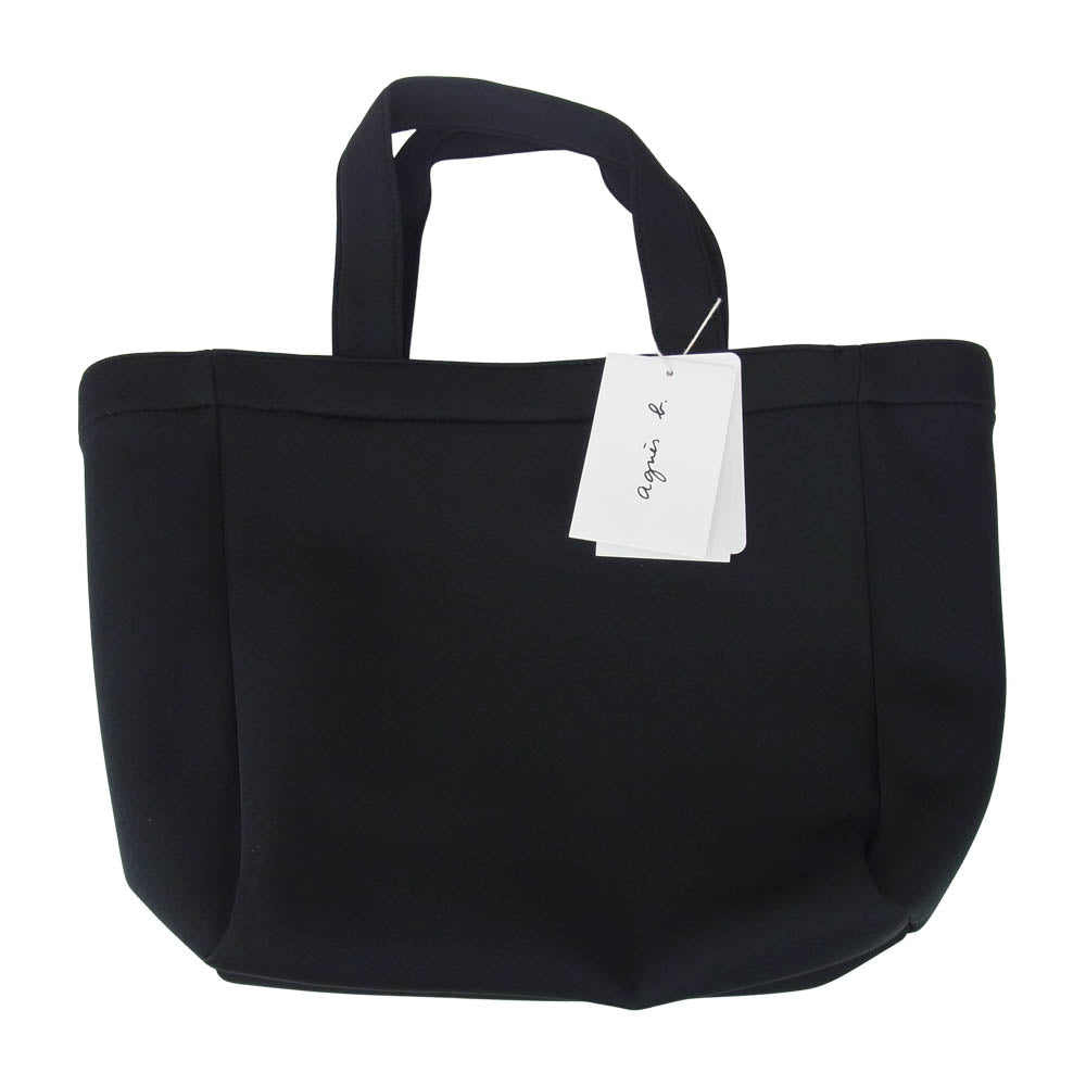 agnes b. アニエスベー RAS19-03 TOTE BAG トートバッグ ブラック ブラック系【新古品】【未使用】【中古】