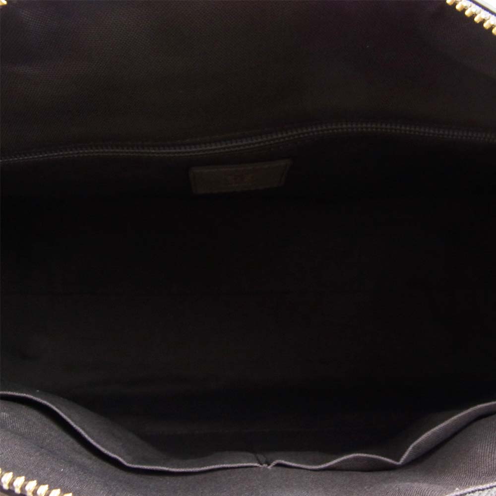 SAZABY サザビー 牛革 型押し A4サイズ ショルダー 2way ブラウン系【新古品】【未使用】【中古】