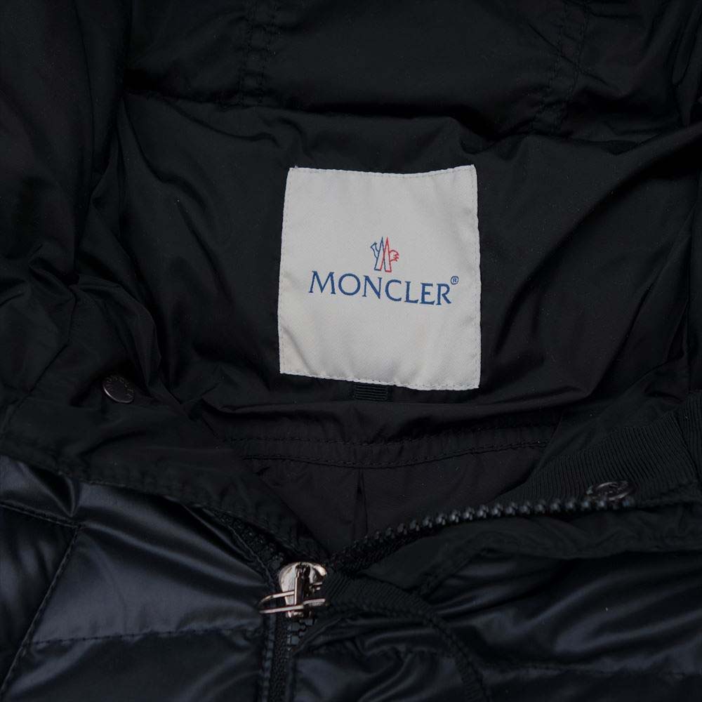 MONCLER モンクレール 国内正規品 SERI フリル ダウン ジャケット ブラック系 00【中古】