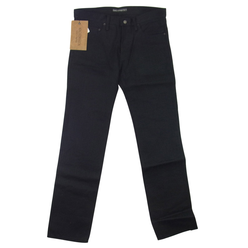 WACKO MARIA ワコマリア WMR-DENPT-006 ボタンフライ デニム パンツ ブラック系 L【新古品】【未使用】【中古】