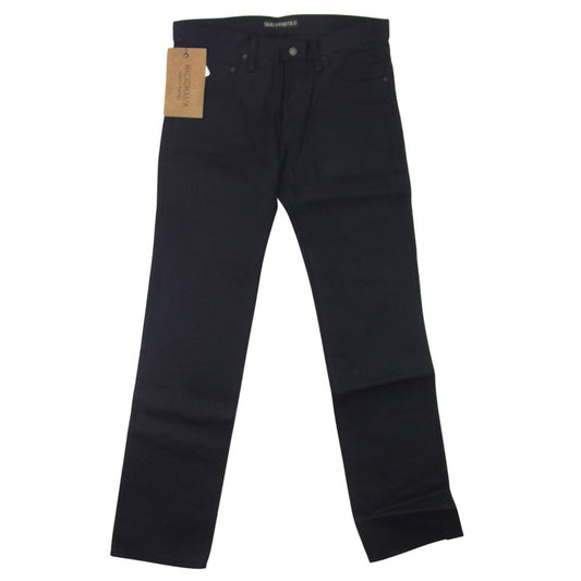 WACKO MARIA ワコマリア WMR-DENPT-006 ボタンフライ デニム パンツ ブラック系 L【新古品】【未使用】【中古】