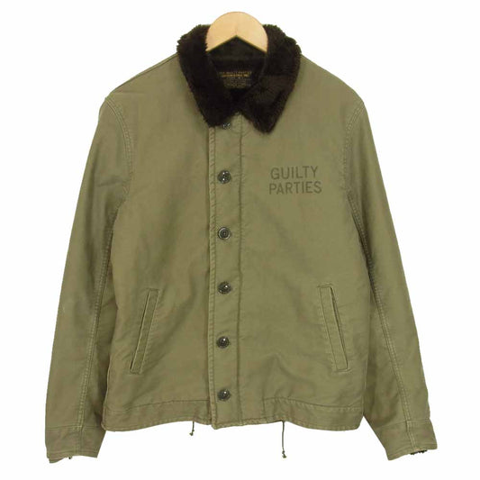 WACKO MARIA ワコマリア N-1 デッキ ジャケット カーキ系 XL【中古】