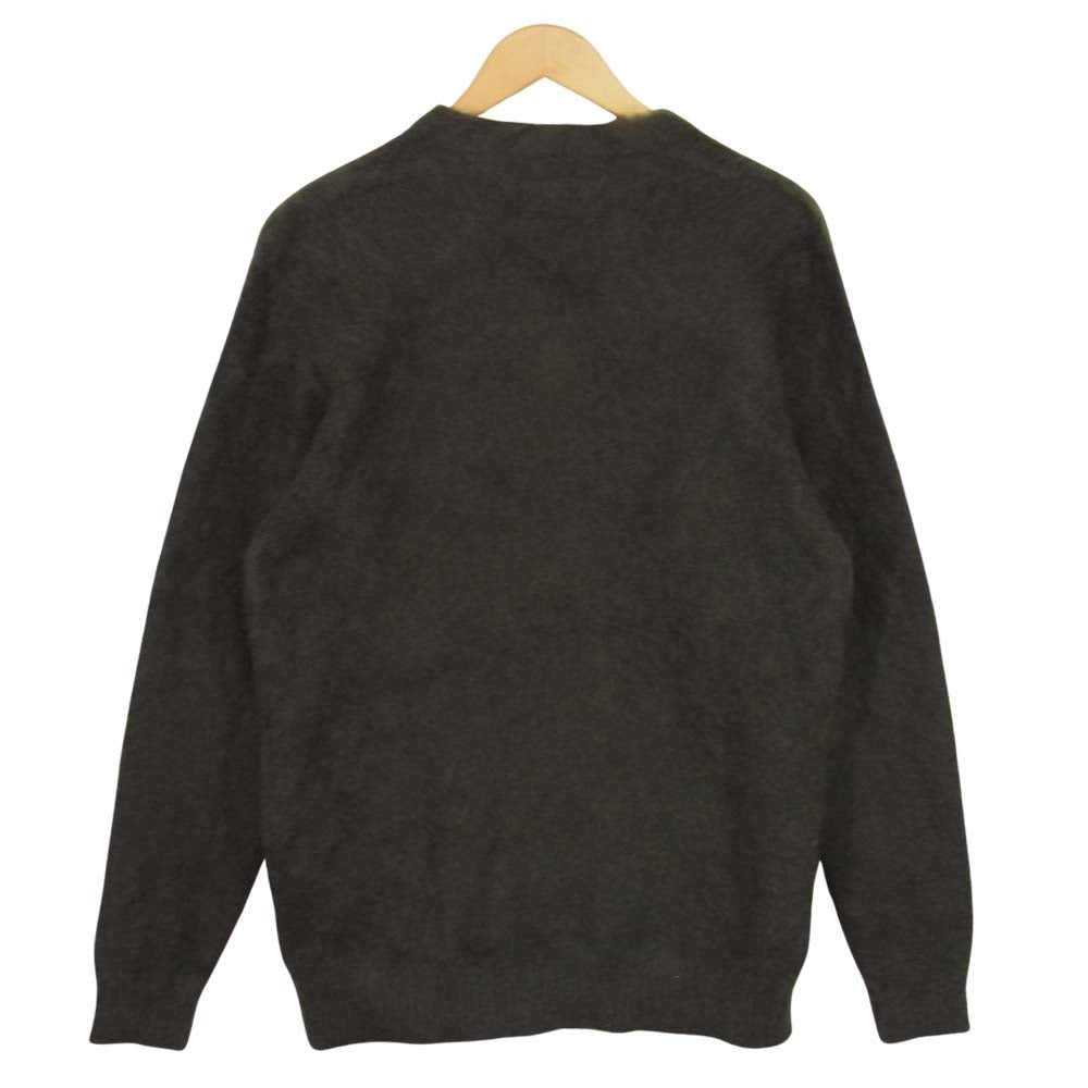 WACKO MARIA ワコマリア 18FW-WMK-KN18 V NECK MOHAIR SWEATER Vネック モヘア セーター グレー系 M【美品】【中古】