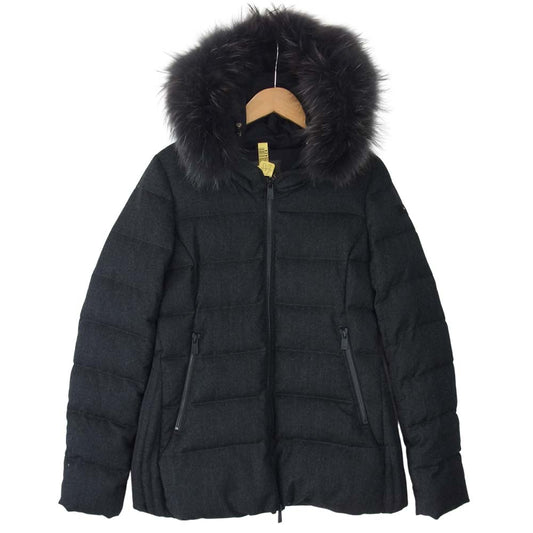 TATRAS タトラス LTA7SP4514 SPERANZA スペランツァ ウール ファー付 フーディ ダウン ジャケット グレー系 01【美品】【中古】